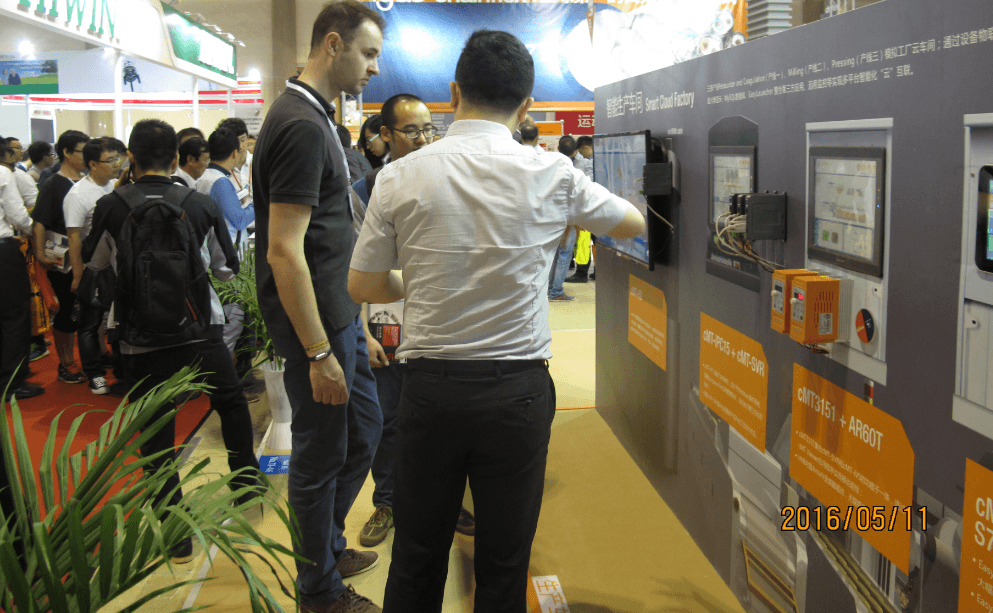 威纶通携“智慧工厂”亮相2016北京自动化展